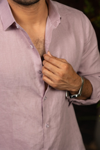 Linen Pink Seafoam Serenity Shirt By Hilo Design | Grocsy