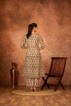 Joban Fashion Green Hand Block Printed Cotton Suit Set | Grocsy