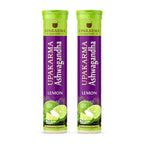 Upakarma Ayurveda Ashwagandha Effervescent Tablets - Lemon Flavour | Grocsy