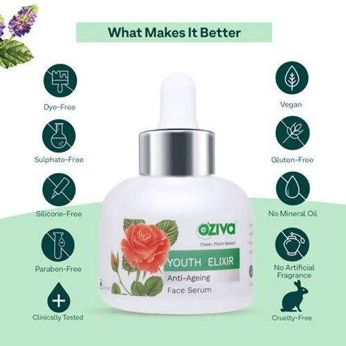OZiva Youth Elixir Anti-Ageing Face Serum | Grocsy