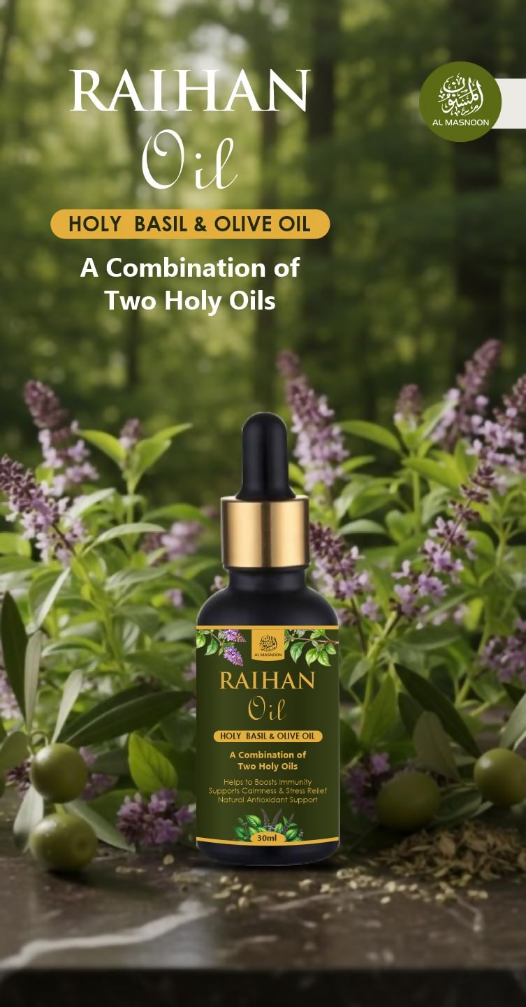 Al Masnoon Raihan Oil – A Sacred Blend of Two Holy Oils | Grocsy