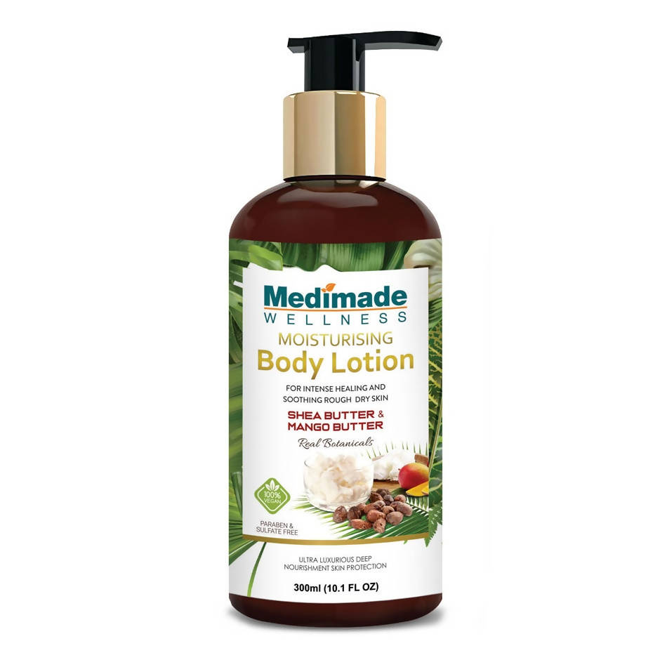 Medimade Wellness Moisturising Body Lotion With Shea Butter & Mango Butter | Grocsy