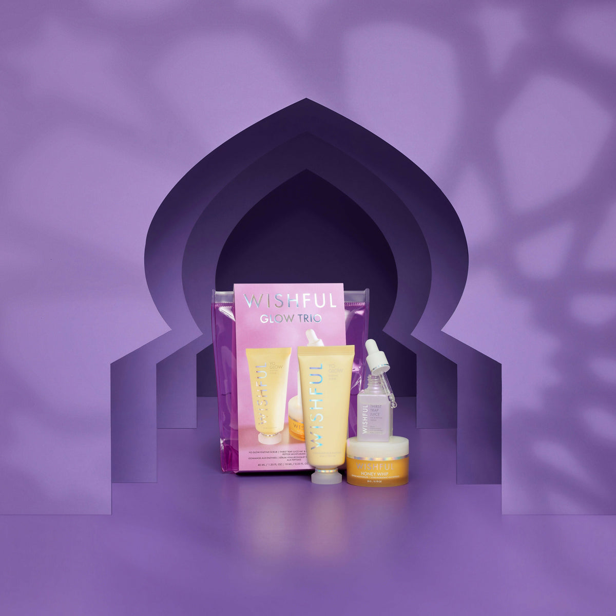 Wishful By Huda Beauty Glow Trio - Korean Skincare | Grocsy