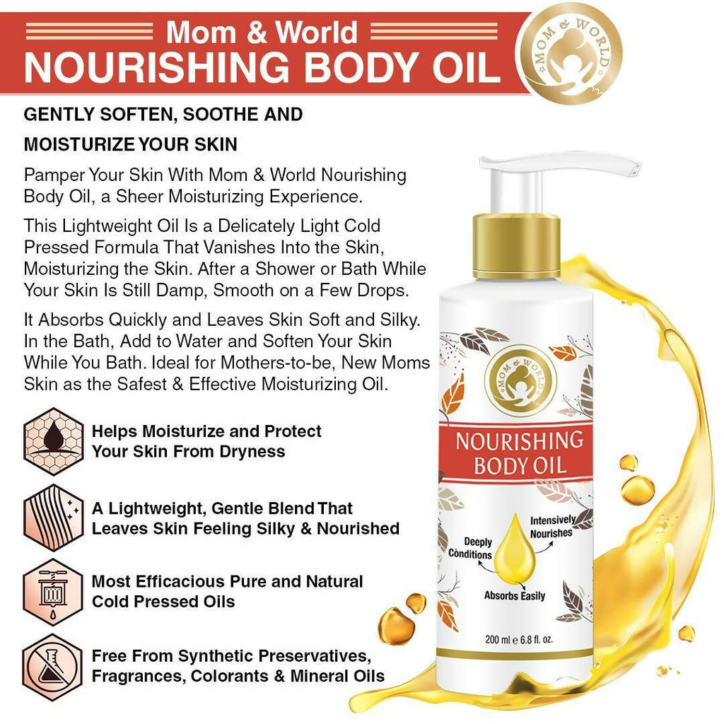 Mom & World Mother Nourishing Body Oil | Grocsy