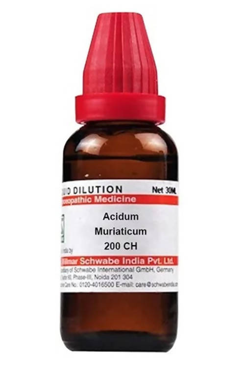 Dr. Willmar Schwabe India Acidum Muriaticum Dilution | Grocsy