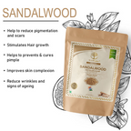 Wild Organic Sandalwood Powder For Skin And Body Pack | Grocsy