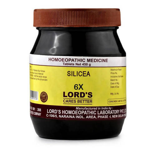 Lord's Homeopathy Silicea Biochemic Tablets | Grocsy