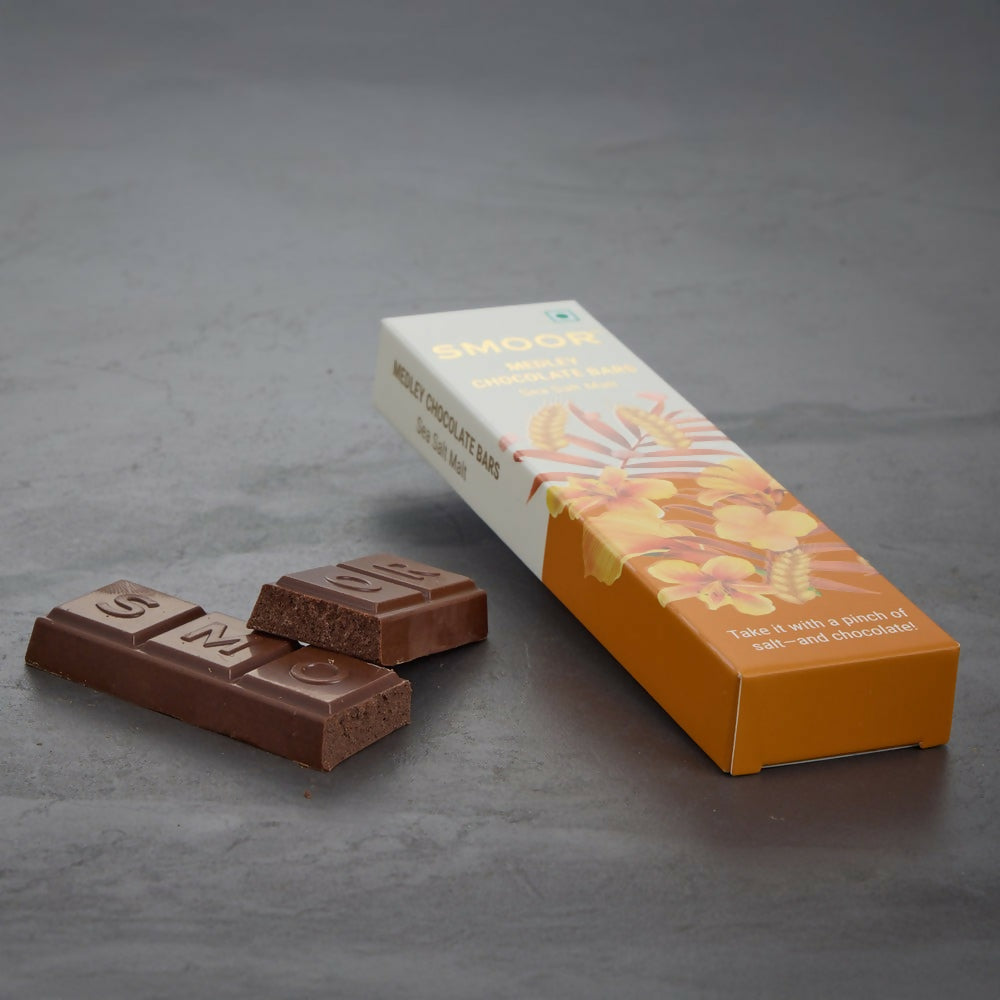 Smoor Medley Chocolate Bars Sea Salt Malt | Grocsy