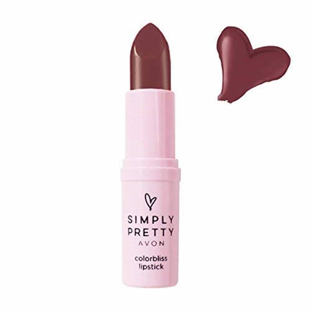 Avon Simply Pretty Colorbliss Lipstick - Rich Wine | Grocsy