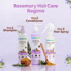 Mamaearth Rosemary Water Anti-Hair Fall Spray with 100% Pure Steam Distilled Rosemary Water & Methi Dana for Hair | Grocsy