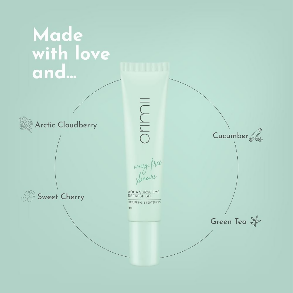 Orimii Under Eye Cream Gel for Dark Circles with Vitamin C | Grocsy