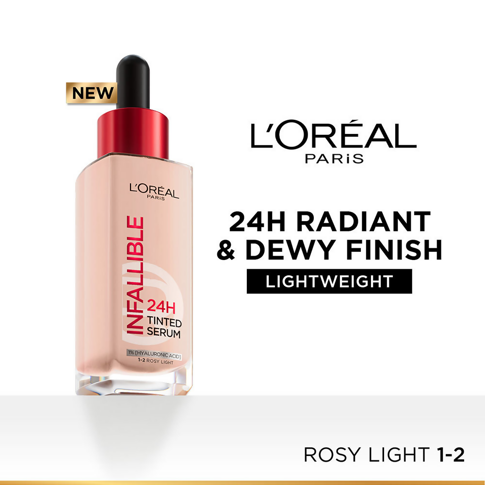 L'Oreal Paris Infallible 24H Tinted Serum Foundation - Rosy Light | Grocsy