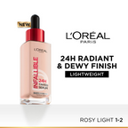 L'Oreal Paris Infallible 24H Tinted Serum Foundation - Rosy Light | Grocsy