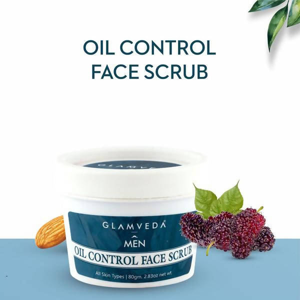 Glamveda Men Oil Control Face Scrub | Grocsy