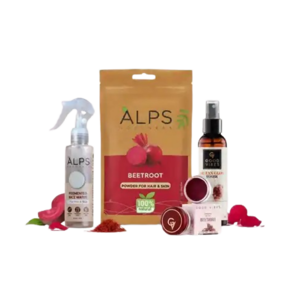 Alps Goodness X Good Vibes Glowy Skin Combo | Grocsy