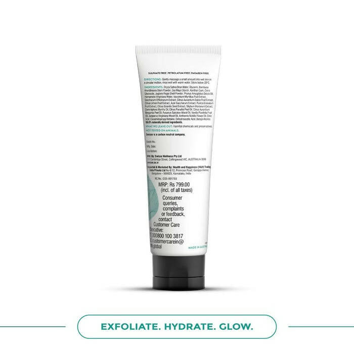Swisse Skincare Bamboo Skin Refining Exfoliator With Witch Hazel & Rice Bran Water | Grocsy