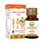 Basic Ayurveda Prawal Panchamrit Ras Tablet | Grocsy