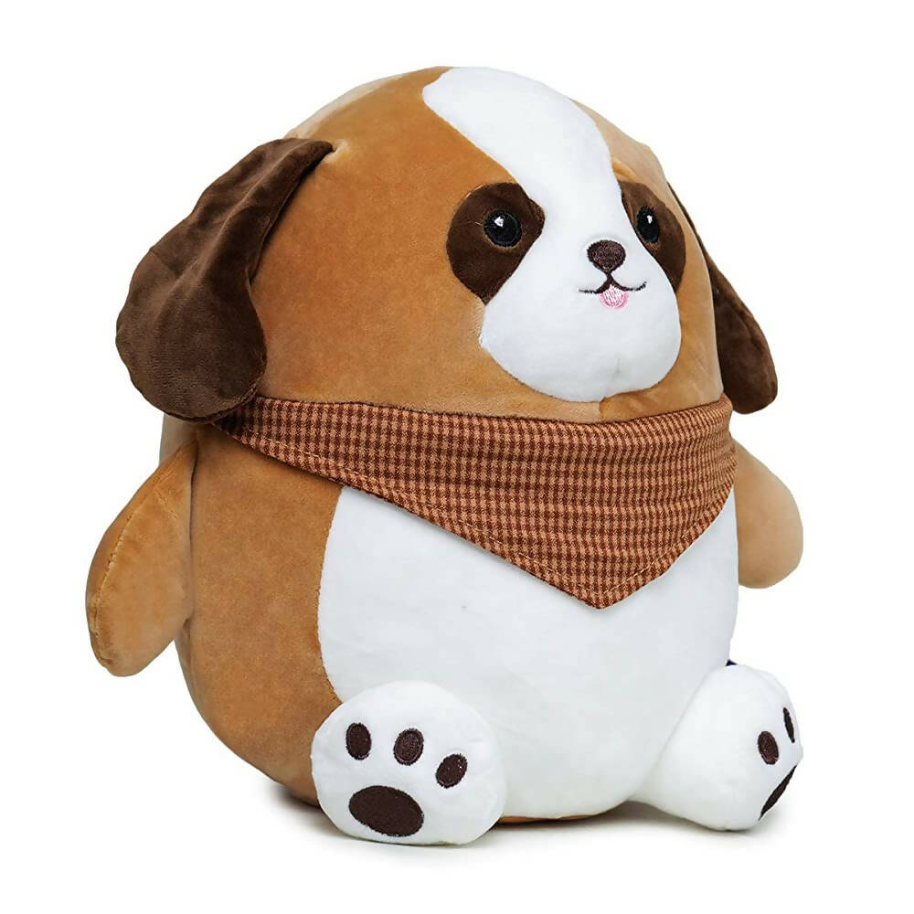 Webby Bruno Soft Animal Plush Dog Toy- 30cm | Grocsy