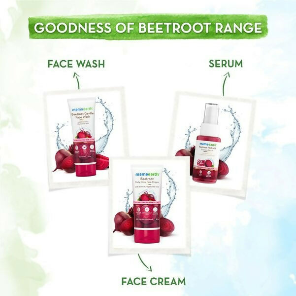 Mamaearth Beetroot Daily Glow Face Cream With Beetroot & Hyaluronic Acid | Grocsy