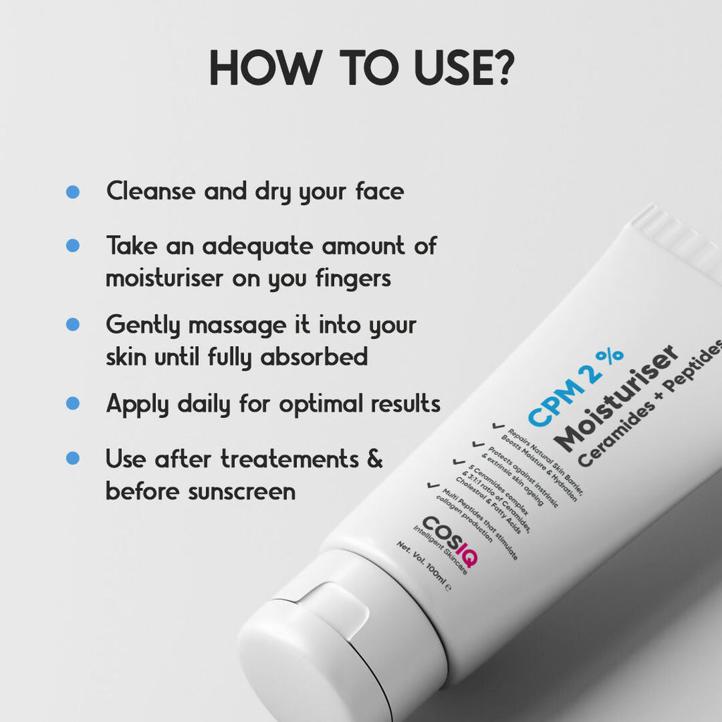 Cos-IQ CPM 2% Ceramides & Peptides Moisturizer | Grocsy