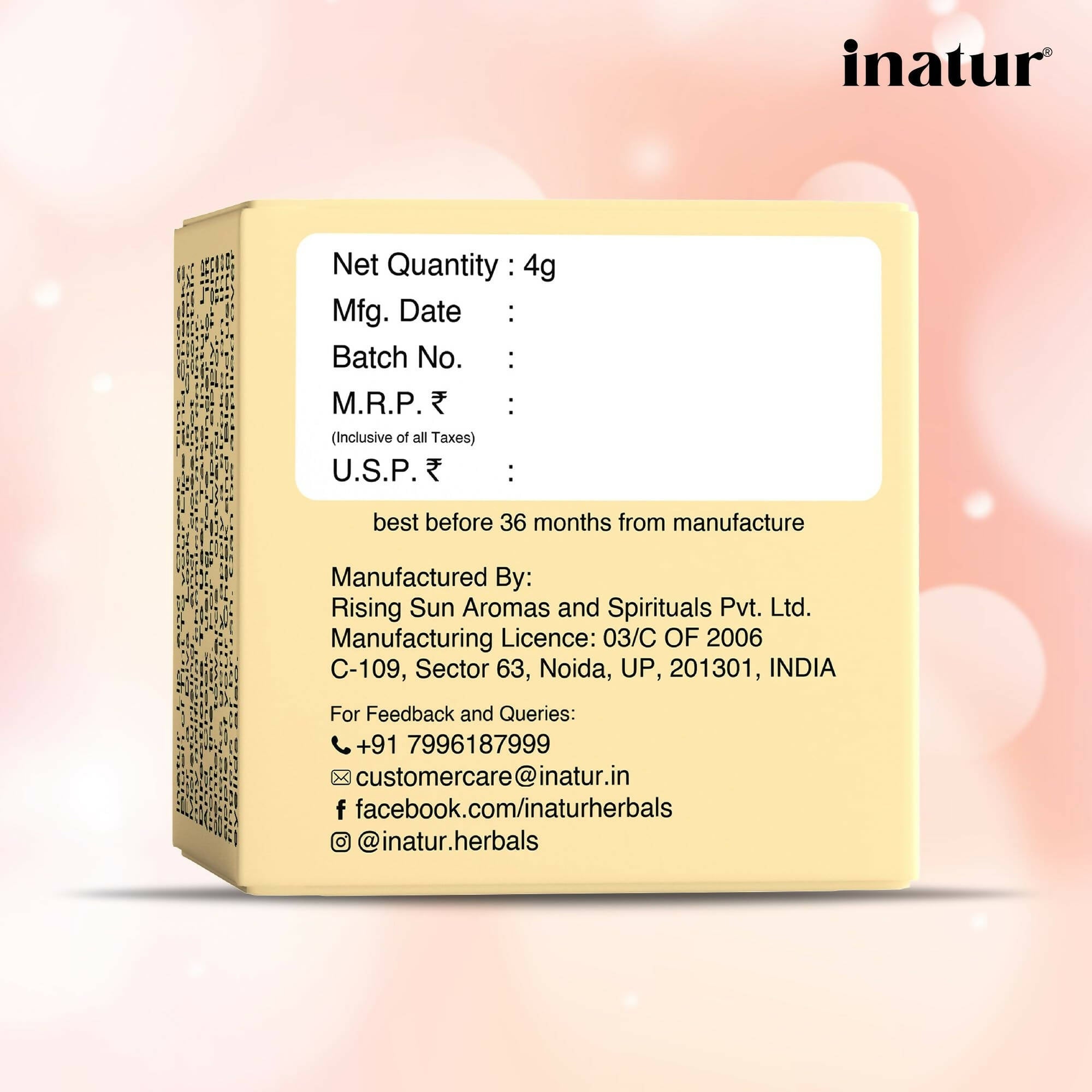 Inatur Lip and Cheek Tint Rose Berry | Grocsy