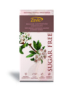 Zevic Belgian Couverture Chocolate with Organic Californian Almonds and Kashmiri Saffron | Grocsy