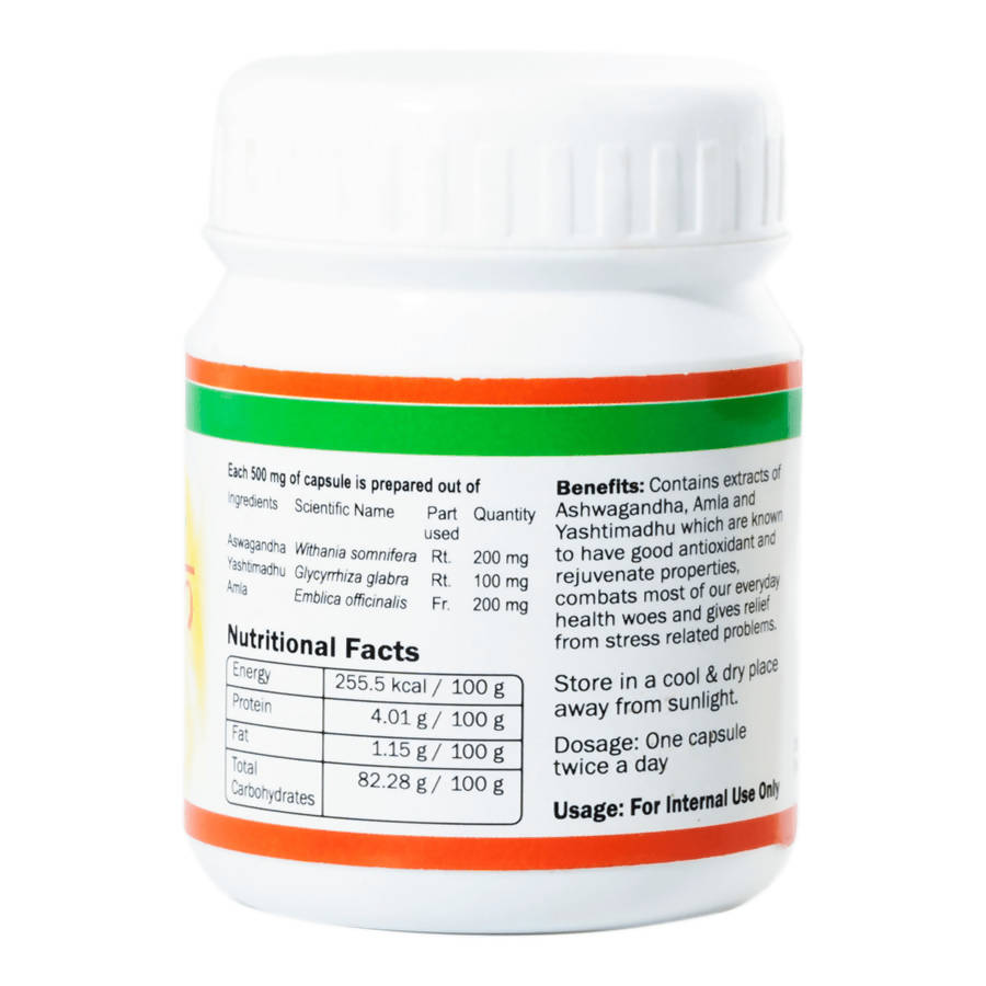 Sitaram Ayurveda Pranah Capsules | Grocsy