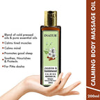 Inatur Jasmine & Sandalwood Calming Massage Oil | Grocsy