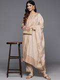 Ahalyaa Women's Traditional wear Kurta Set - Tan | Grocsy