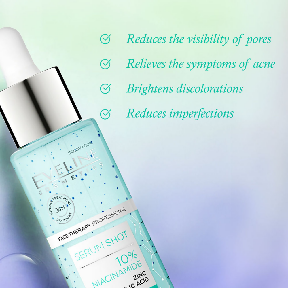 Eveline Cosmetics Serum Shot 10% Niacinamide Imperfections | Grocsy