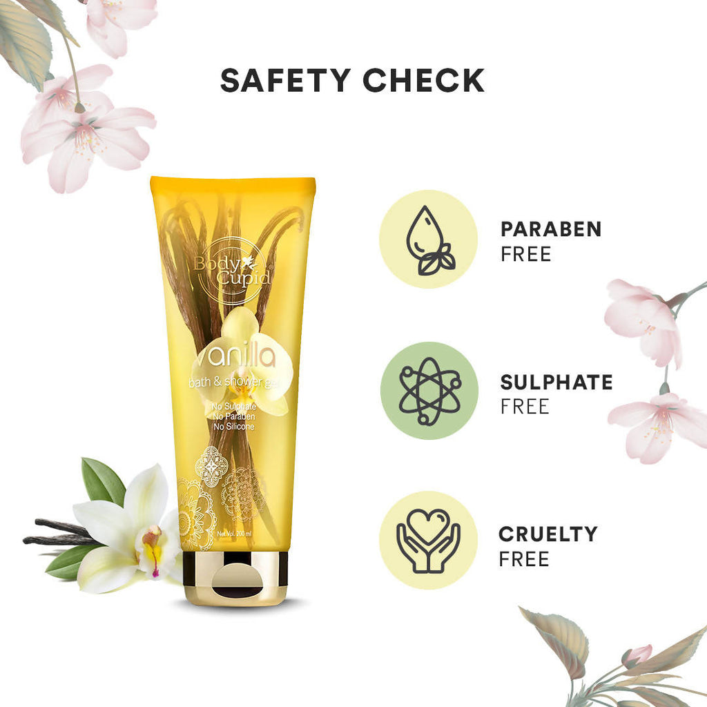 Body Cupid Vanilla Bath & Shower Gel | Grocsy