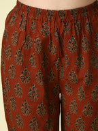 Myshka Women's Multi A-Line Kurta & Trousers | Grocsy