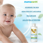 Mamaearth Daily Moisturizing Lotion & Soothing Baby Massage Oil, With Sesame, Almond & Jojoba Oil | Grocsy