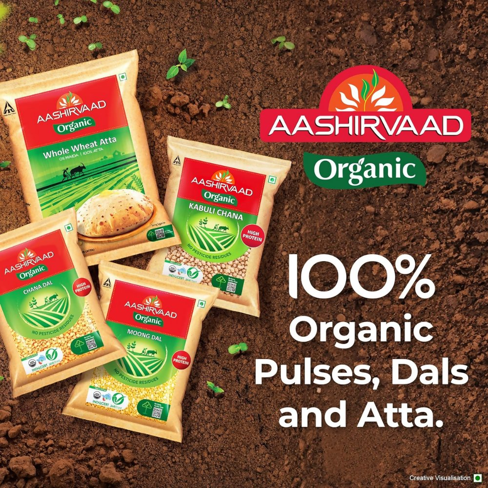 Aashirvaad Organic Kabuli Chana | Grocsy