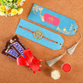 Om Metal Rakhi & Snickers Chocolates | Grocsy