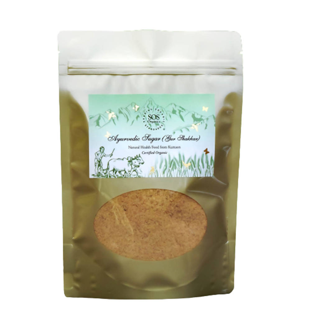 SOS Organics Ayurvedic Sugar (Gur Shakkar) | Grocsy