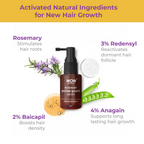 Wow Skin Science Rosemary Pro Hair Growth Serum For Denser Hair | Grocsy