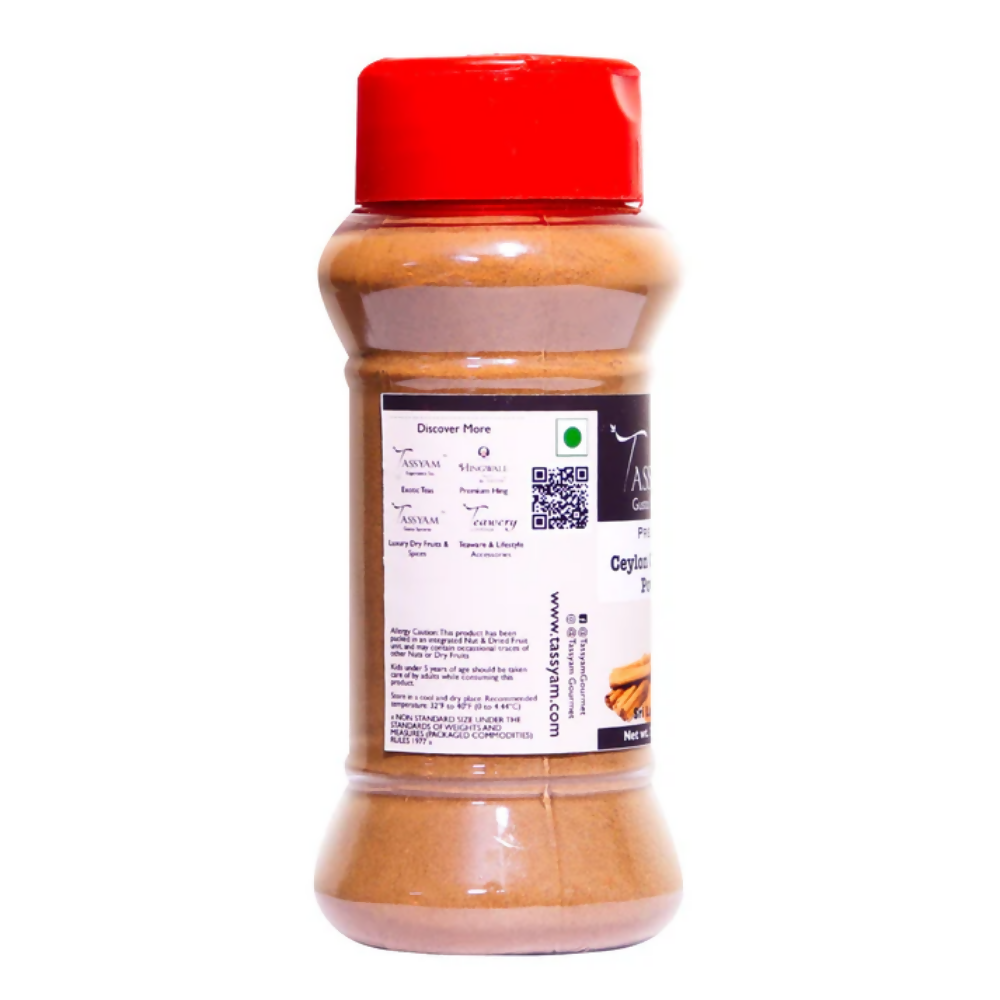 Tassyam Organics Premium Ceylon Cinnamon Powder | Grocsy