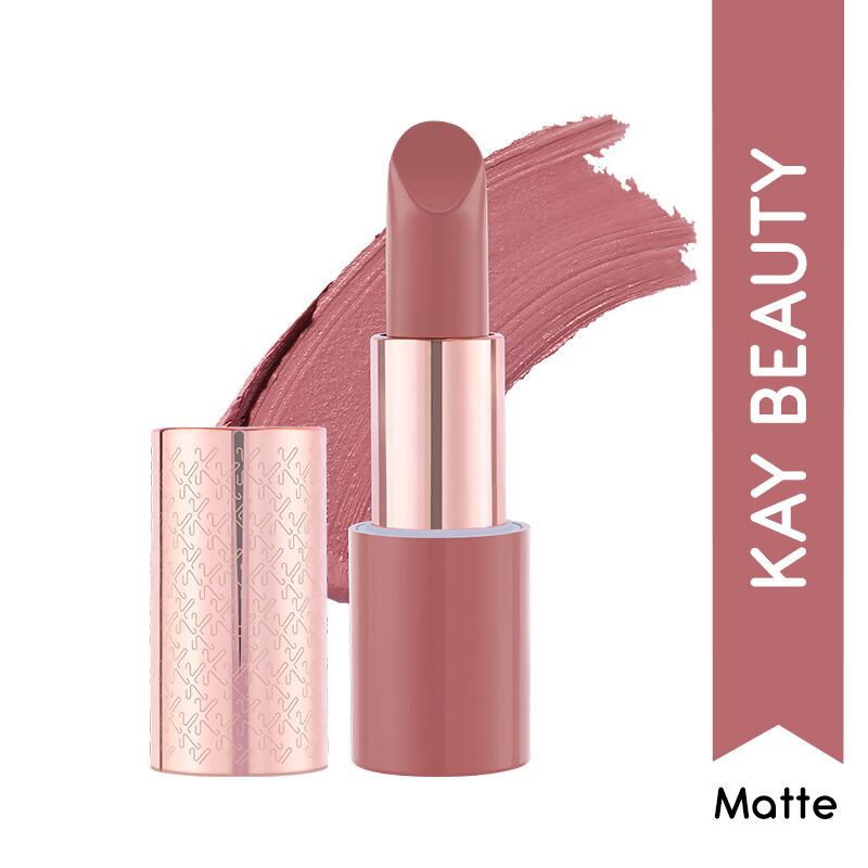 Kay Beauty By Katrina Kaif Matte Drama Long Stay Lipstick - Thriller | Grocsy