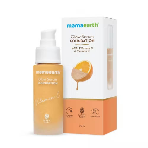Mamaearth Glow Serum Foundation-Crème Glow | Grocsy