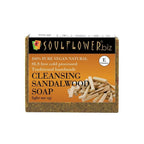 Soulflower Cleansing Sandalwood Soap | Grocsy