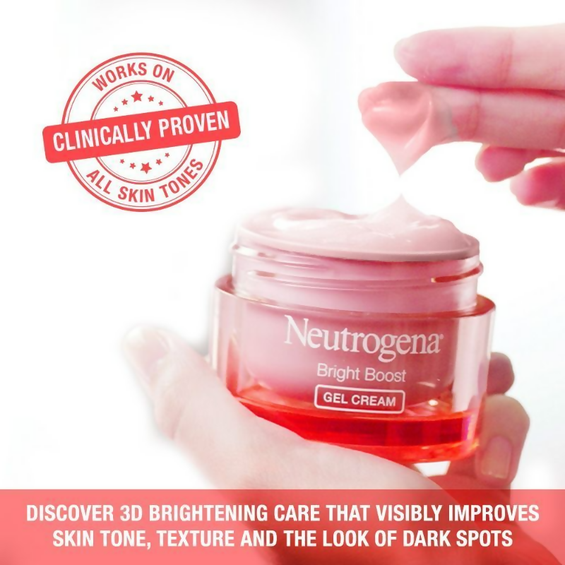 Neutrogena Bright Boost Gel Cream Oil-Free Face Moisturizer | Grocsy