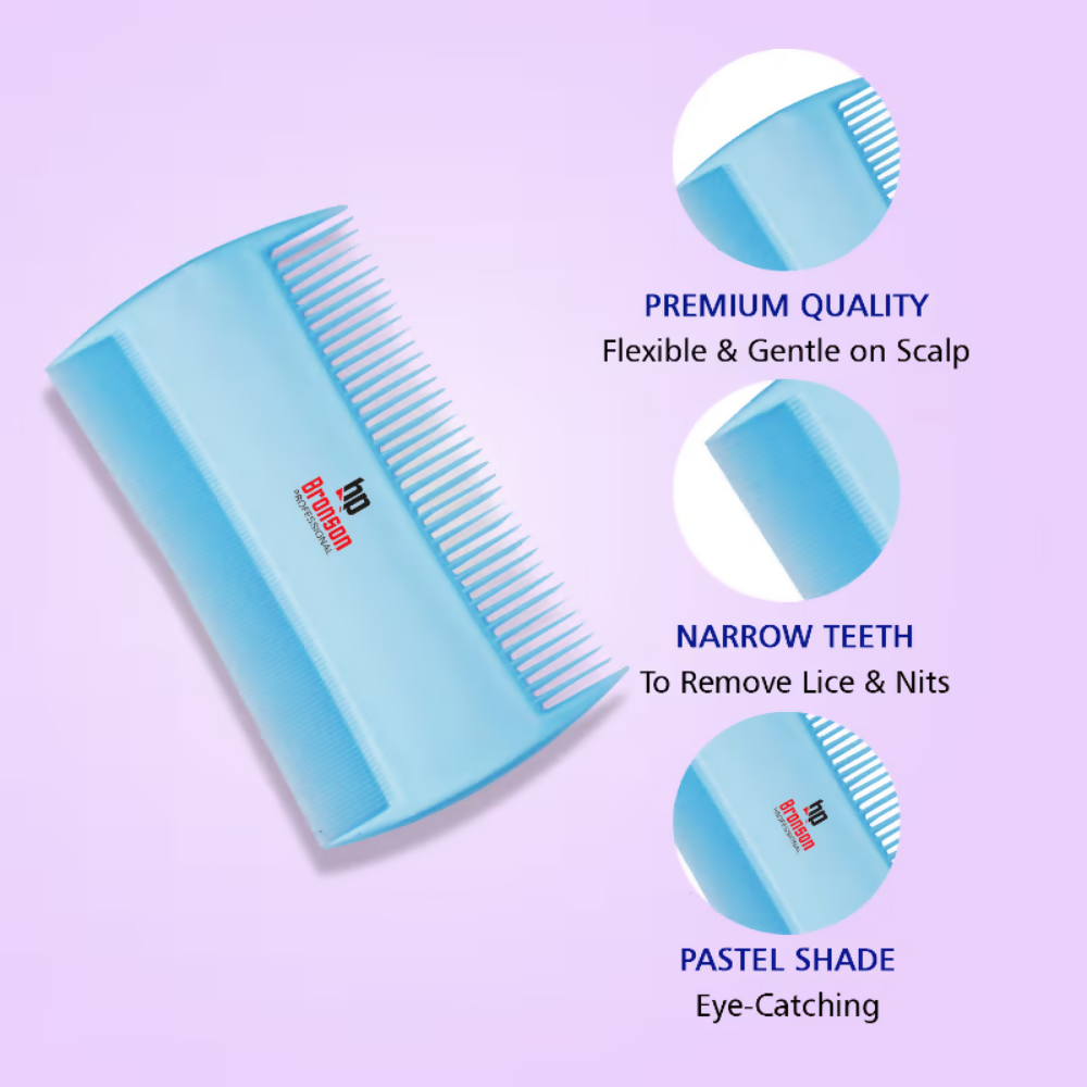 Bronson Professional Lice And Nits Removal Comb Big Size | Grocsy