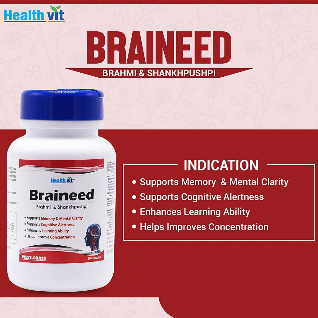 Healthvit Braineed Capsules | Grocsy