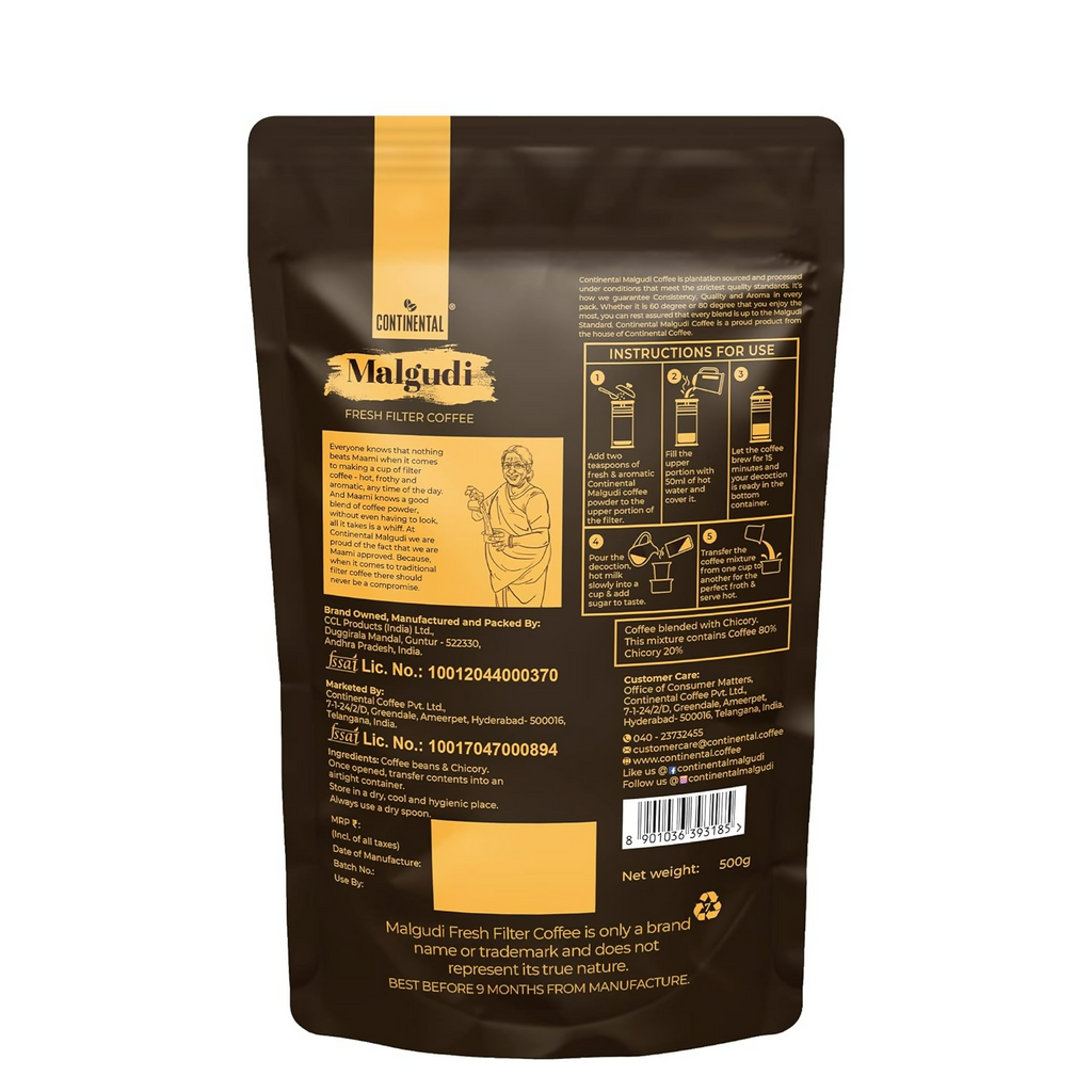 Continental Malgudi Filter Coffee Powder | Grocsy