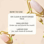 Ras Luxury Oils Rose Quartz Face Massager Roller | Grocsy