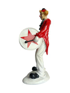 Sun Mun Decors Drum Shield Clown Figurine | Grocsy