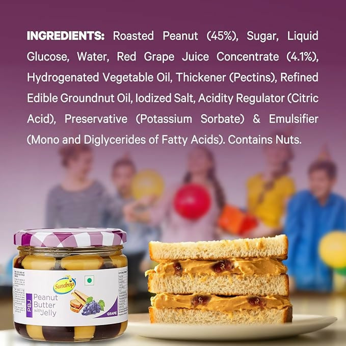 Sundrop Peanut Butter With Grape Jelly | Grocsy