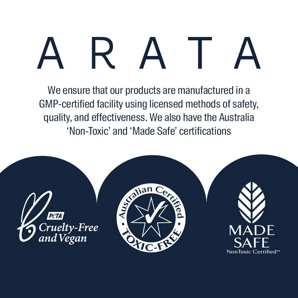 Arata Natural Oil Control Shower Power Set | Grocsy