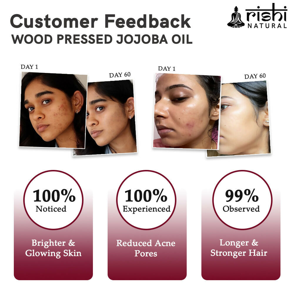 Rishi Natural Jojoba Oil Wood-Pressed | Grocsy
